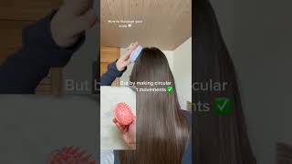 ازاي تستخدمي فرشه مساج الشعر لو استخدميها غلط ممكن تسبب تساقط شعر hair brush massage