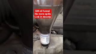 GM Lock in oil funnel! #automobile #autotechnician