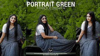 Lightroom Green Preset | Portrait Green Preset | Lightroom Green Tone Preset Download Free DNG