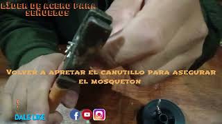 ¿COMO ARMAR LIDER DE ACERO PARA SEÑUELOS?🎬🎣#pesca #tutorial #viral 📹