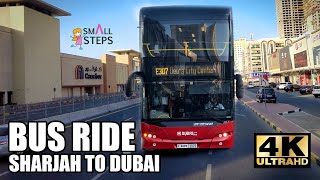 EASY BUS RIDE FROM SHARJAH TO DUBAI 🇦🇪UAE