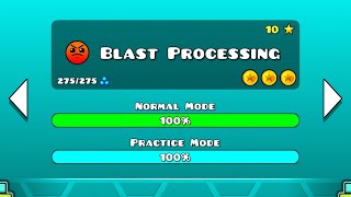 ⚡️ Unleashing INSANE Skills in Geometry Dash 2.2's Blast Processing! Can We Survive the Madness?#fyp