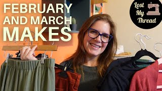 February and March 2023 Sewing Round Up