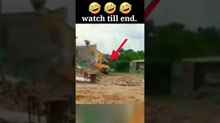 most idiot  excavator operator #youtubeshorts #heavymachinery #shortsvideo #excavator