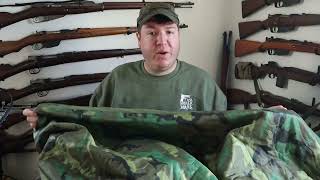 NEW ITEM AT MIKE'S MILITARIA! USGI Woodland Poncho Liners and Selling Some Things from my Collection