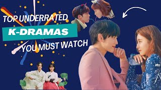 Hidden Gems Top Underrated K Dramas You Must Watch | best korean drama | Netflix kdrama 2024