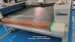 Co2 Laser Cutter With Conveyor Table