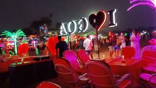 candle light dinner at calangute beach Goa