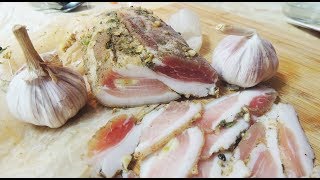 Как солить сало дома  | сало по-скандинавски с чебрецом ( how to cook bacon )