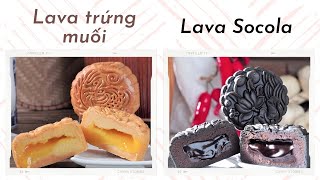 Làm Bánh Trung Thu Lava Trứng Muối Chảy và Socola Chảy