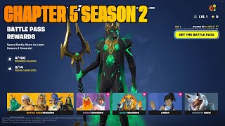 Showcasing the *NEW* FORTNITE CHAPTER 5 SEASON 2 Battle Pass