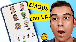 🎨 CREA EMOJIS para WHATSAPP GRATIS PERSONALIZADOS con INTELIGENCIA ARTIFICIAL🤖