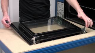 How To Replace The Door Glass On An Oven