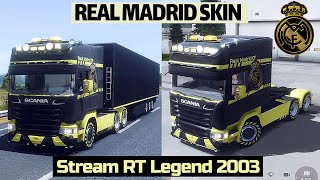 Скин Реал Мадрид | Скин Scania/Stream RT Legend 2003 | Truckers Of Europe 3.