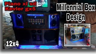 12x4 Millennial Box | Piano xl sd | kevler gx5 | Targa instrumental | kevler woofer