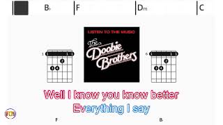 DOOBIE BROTHERS Listen to the music FCN GUITAR CHORDS & LYRICS