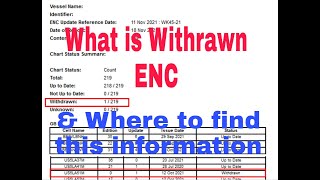 Withrawn ENC where to find this information