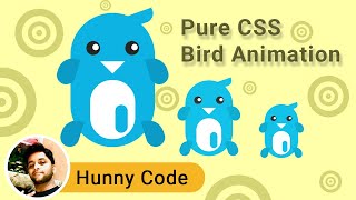 How to Make Cute  Bird Only Using  Css | Pure Css Bird Animation || Pure CSS Bird ||  Css Animation