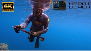 ΨΑΡΟΤΟΥΦΕΚΟ ΓΕΜΑΤΟ ΣΥΝΑΙΣΘΗΜΑΤΑ 🔱 SPEARFISHING with GoPro 11 1st Test!