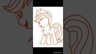 Colouring part of My little pony drawing #youtybeshorts #shorts #drawing #artdimple91