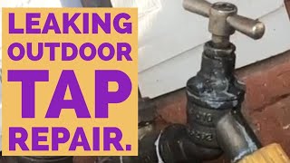 Leaking Garden / Outdoor Tap Repair.