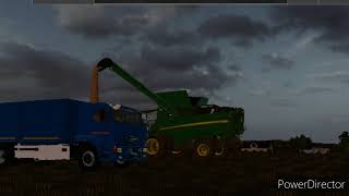 Soybean harvesting episode 3 Big Farm Timepleapse part 3#