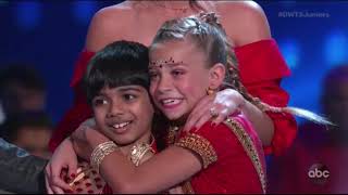 Akash Vukoti and Kamri Dancing With The Stars Juniors Season 1 Week 6: "Giving Thanks"