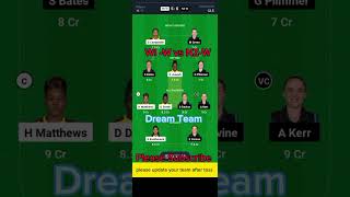 Women's T20 Cricket 🏏 World Cup 🏆🔥 WI vs NZ 2nd semi final Dream 11 Team #Dream11fantasyTeam