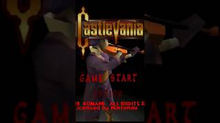 CASTLEVANIA Opening Movie - N64 Shorts #iykyk