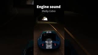 Engine sounds: Shelby Cobra