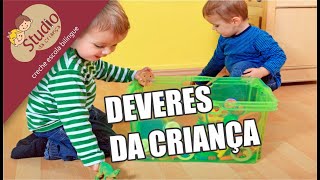 Criança também tem deveres? - Studio da Criança