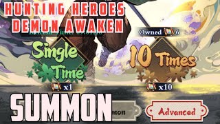 Hunting Heroes Demon Awaken Summon