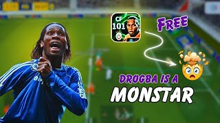 Daily game free Drogba is a MONSTAR☠️🔥|Double booster Drogba card review || efootball 2025