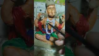 hanuman murti colouring easy process#subscribe#short