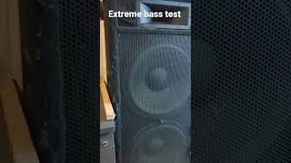 extreme bass test #bassboosted #basstest #bass #fenton #csb215