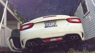 Abarth 124 Spider Goodwin Racing Exhaust