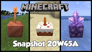 BRAND NEW Minecraft Snapshot 20w45a for Java 1.17 (Lava Cauldrons, Bundles, Amethyst, and More!!)