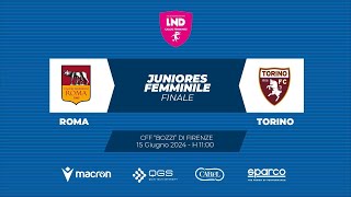 Roma CF-Torino FC | Finale Fase Nazionale Juniores Femminile