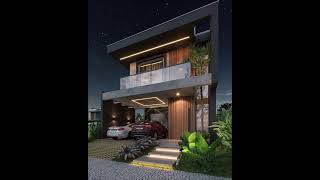 Modern 3D Front Elevation |  3D Visualizations & Architectural Wonders | Luxury Home Design | #Home