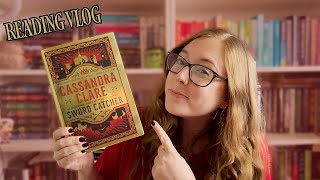 sword catcher by cassandra clare reading vlog & review (spoiler free)