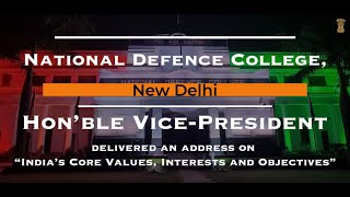 Glimpses: Shri Jagdeep Dhankhar addressed the participants of the 64th National Defence College