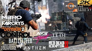 RYZEN 5 1600 AF RX 5600XT 6 GB NEW BIOS TEST IN 10 GAMES 2K 1440p