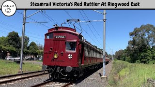 Steamrail Victoria's Red Rattler At Ringwood East - Cruise Express Charter Tour