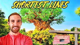 SHORTEST ANIMAL KINGDOM WAIT TIMES | DISNEY WORLD 2021