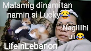 MALAMIG KAYA DINAMITAN NAMIN SI LUCKY #felyslifeinlebanon