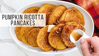 Pumpkin Ricotta Pancakes