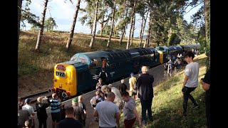 55019 and 55009 double heading at the GWSR 19/8/22