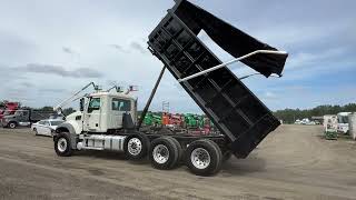 2019 MACK GU713 TRI-AXLE DUMP TRUCK-123424