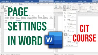 How to page settings in Ms Word #cit | 45