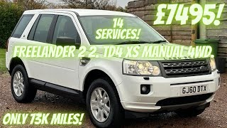 Freelander 2 2.2 TD4 XS Manual 4WD. Only 73k miles. 14 SERVICES!!